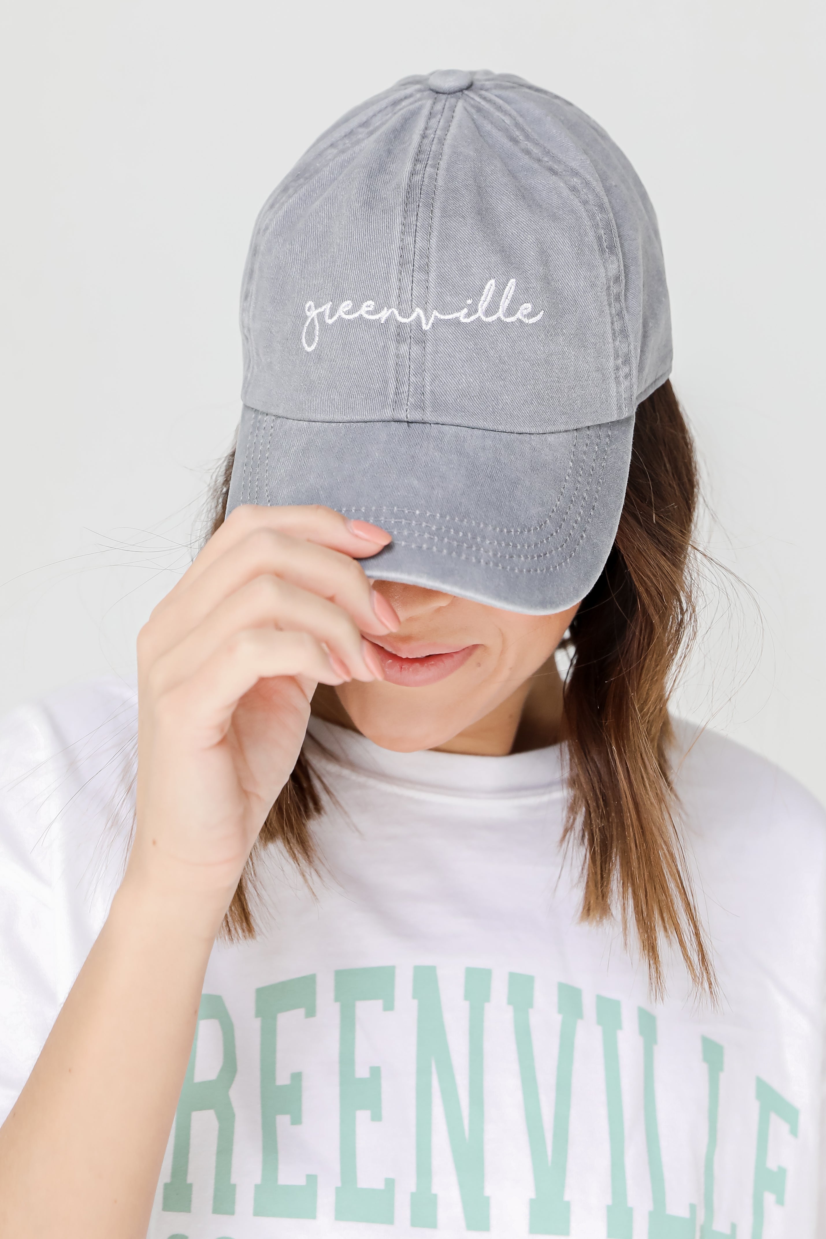 Greenville Script Embroidered Hat